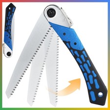 8Inch Blue Folding Pruning Saw SK5 Steel Blade Camping Garden Tool
