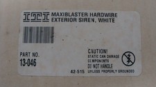 Iti 13-046 Exterior Siren Speaker White Maxiblaster New Nos