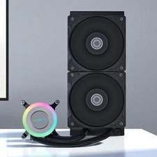 Lian Li Galahad II Lite Liquid Cooler 240mm Performance PBT FansCustomizable