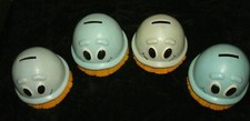 Scrubbing Bubbles Ceramic Banks--1992 Dow Brands Inc.--Lot of 4--FREE SHIPPING