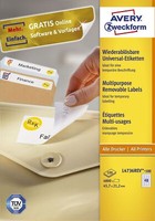 Avery Zweckform® L4736REV-100 L4736REV-100 Universal-Etiketten - 45,7 X 21,2 Mm,