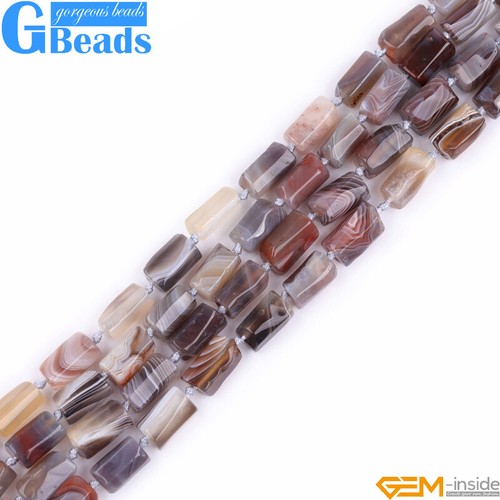 Natural Assorted Gemstone Faceted Tube Column Beads for Jewelry Making 8x12mm - Picture 71 of 192