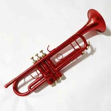 Hot Sell LT180-37 Bb Matte red Key Trumpet with case, Free Shipping