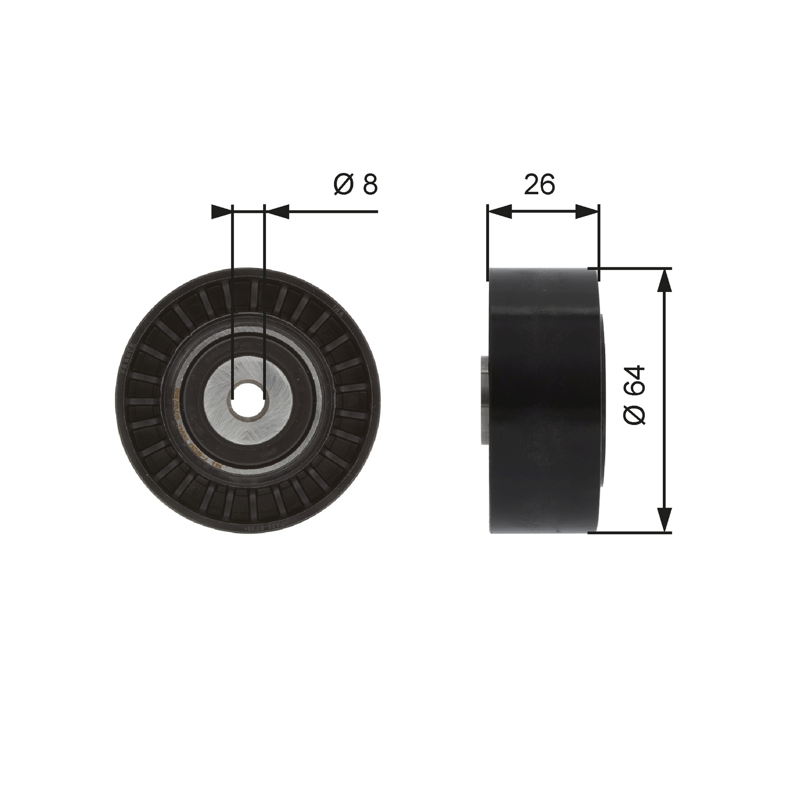 GATES DRIVEALIGN IDLER - T38094 - Image 7