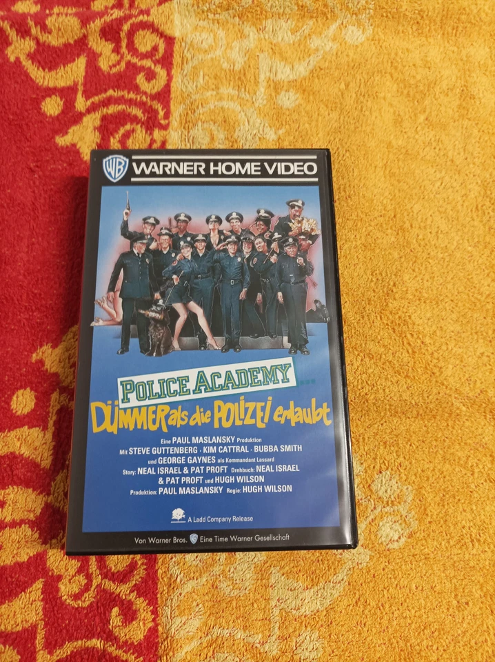 vhs kassetten police academy 1-6 warner home kleine box steve guttenberg buba s. - Bild 4 von 4
