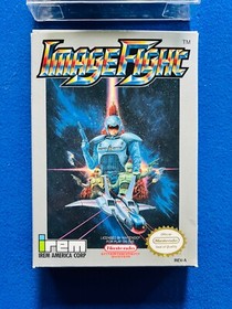 Image Fight IREM Shooter NES Nintendo Box Manual CIB Complete INSERT