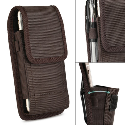 Vertical Case Pouch Holster Cover Belt Clip For iPhone 11 Samsung Note 10+ LG