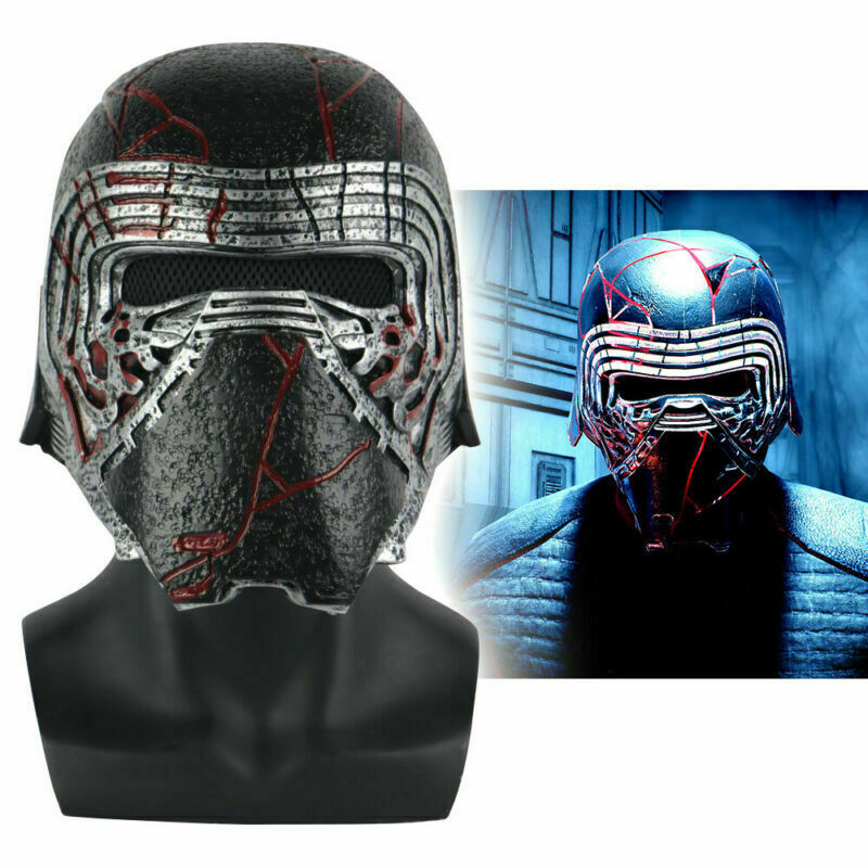 Star Wars 9 The Rise of Skywalker Kylo Ren Helmet PVC Halloween