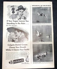 Life Magazine Ad COLGATE DENTAL CREAM 1946 AD...