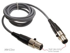 TA4F Mini XLR 4-Pin Female to Female Pro Audio Cable Multi-Length 
