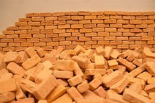 Modellbau Backsteine versch. Terrakotta-T&ouml;ne 200St. 15x7x5mm witterungsbest&auml;ndig