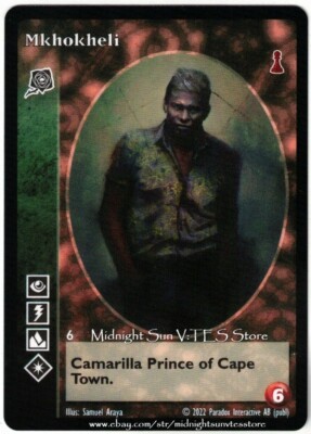 Mkhokheli Toreador New Blood V:TES VTES Vampire CCG