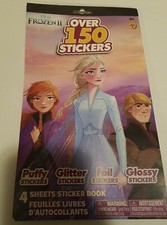 150 Frozen 2 Stickers Disney Movie Puffy Glitter Foil Kids Stickers Elsa Anna   