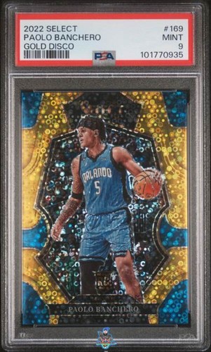 Paolo Banchero [Gold Disco] #169 2022 Panini Select card
