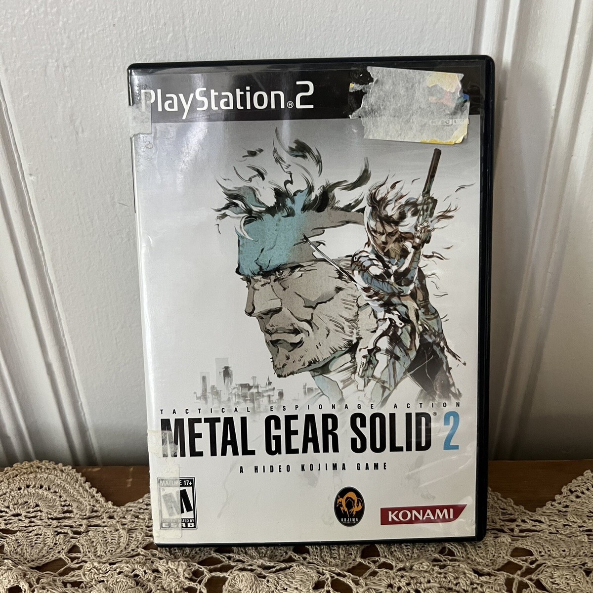 PlayStation 2 Metal Gear Solid 2 Tactical Espionage Action Hideo 