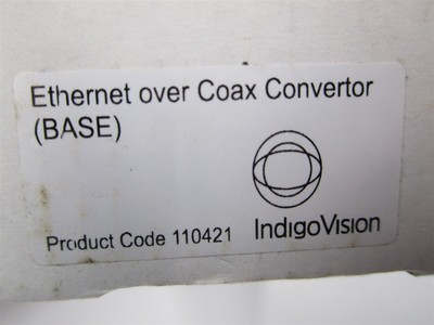 INDIGOVISION 110422 Ethernet over Coax Converter (Base) NEW