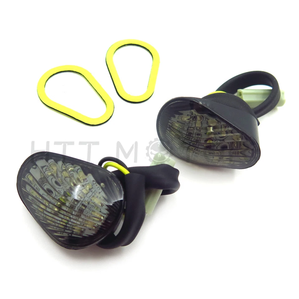 Señal de giro Smoke Euro LED montaje empotrado para Yamaha YZF R1 R6 R6S 2006 2007 2008 Foto 4 de 4