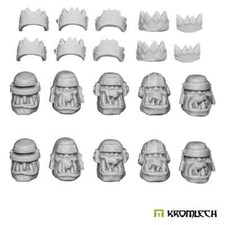 KROMLECH ARMOURED ORC HEADS