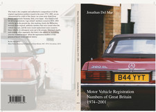 Motor Vehicle Registration Numbers of Great Britain 1974-2001