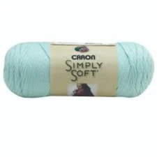 Caron Simply Soft Acrylic Aran Knitting Wool Yarn 170g - 9739 Soft Green