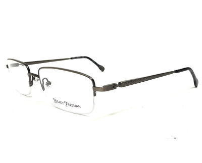 Hickey Freeman Brillengestell Springfield gebürstetes Gunmetal Grau 54-17-140