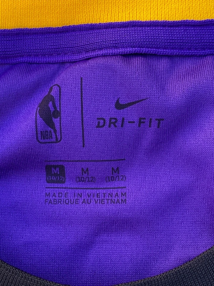 Nike NBA Los Angeles Lakers Lonzo Ball #2 Jersey Size Youth M (10-12). - Image 3 of 4