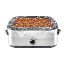 Electric Roaster Liners 2-Pack Fits 16, 18 & 22 Quart - Oven & Microwave Safe