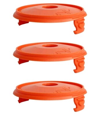 3 x Gardena 5344 Original Rasentrimmer Trimmer Spule Kappe Abdeckungen 