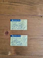 British Rail Tickets Seat Reservations (2) 1985