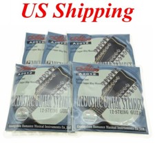 5x 12-String Acoustic Guitar Strings Coated C...