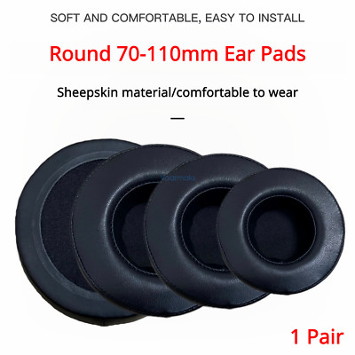 Replacement Lambskin Ear Pads Headphone Cushion 70 75 80 85 90 95 100 105 110 mm