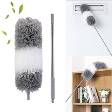 Feather Duster Long Telescopic Magic Static Duster Brush Extendable handle 245cm