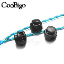 Plastic Cord Lock Stopper Toggle Clip For Cord Shoelace Backpack Garment Parts