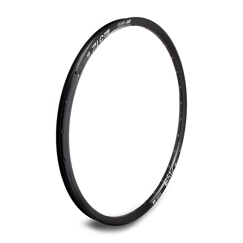 DT Swiss E 512 Bike Tubeless Ready Disc Bicycle Rim 28h Black