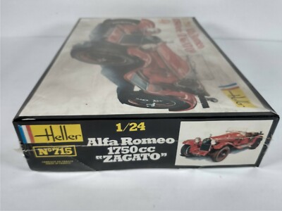 Alfa Romeo 1750cc Zagato Heller 1:24 Model Kit # 715 Sealed Box | eBay