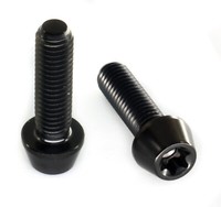 Titan Schraube M6 X 18Mm - Torx T25 Konischer Kopf - Schwarz