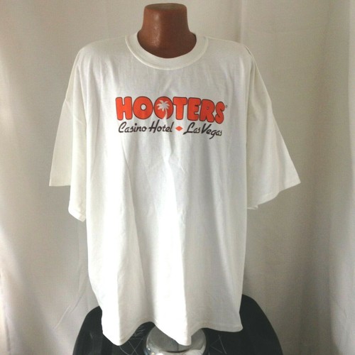 Hooters Las Vegas Casino Mens White and 