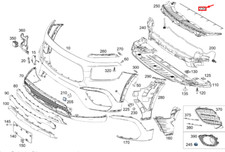 MB GLB X247 Kabelbaum für Einparkhilfe vorne A2475404309 Originalteil MB GLB X247 Kabelbaum für Einparkhilfe vorne A2475404309 Originalteil