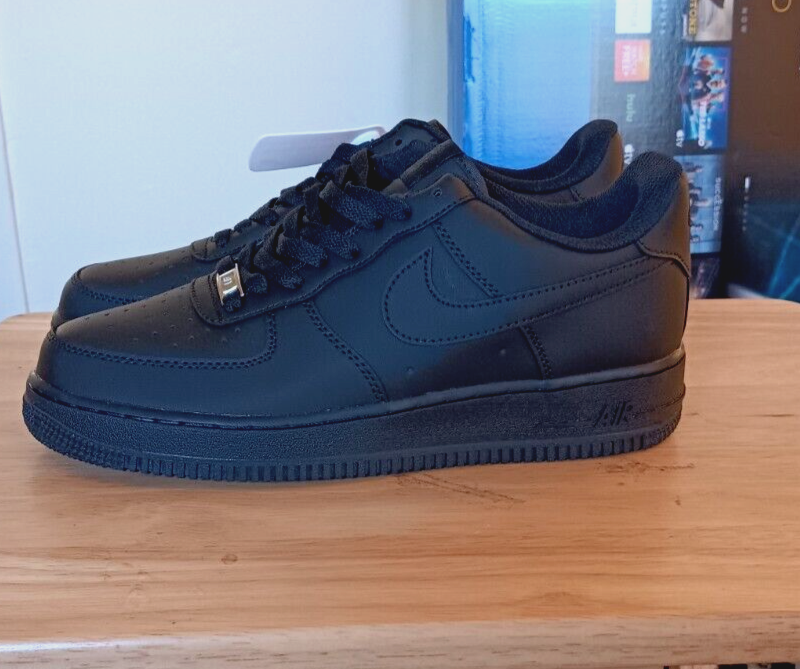 Nike Air Force 1 Black Low Top Men's/Women's Classic AF1 Sneakers Multiple Sizes