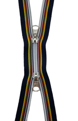 24 Cerniere Lampo Colorate In Nylon Da 25 Cm - Kit Multicolore Per Cucito E Fai Da Te Con Cursori In Metallo - 2