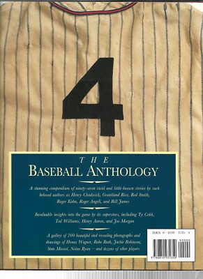 The Baseball Anthology 125 Years of Stories..by Joseph Wallace 