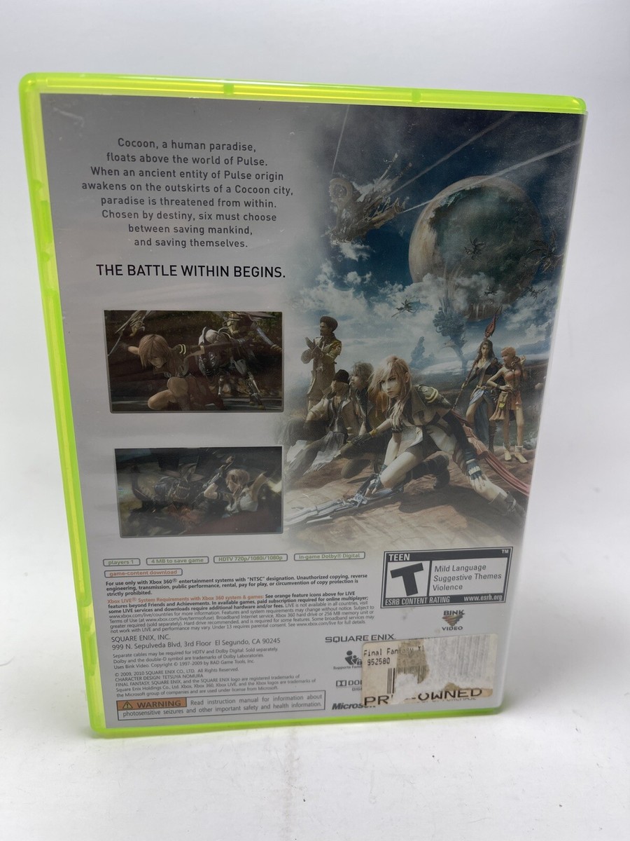 Final Fantasy XIII【新品未開封・xbox360日本版】 Final Fantasy XIII【新品未開封・xbox360日本版】 Final