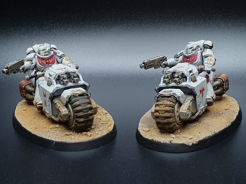 Warhammer 30k weiße Narben Outriders x3 #2 lackiert R3S2B2414 - Bild 9 von 10
