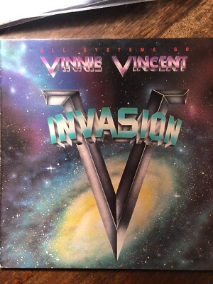 VINNIE VINCENT INVASION ALL SYSTEMS GO PROMO LP