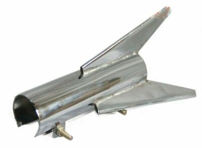 Rocket Exhaust Silencer End Chrome For Royal Enfield BSA Triumph Ariel