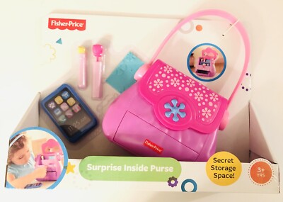 Fisher-Price Surprise Inside Purse Toy Pretend Play Girl Preschool 