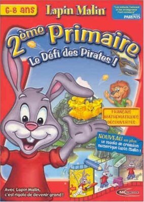 Lapin Malin 2eme primaire + kid pix 6-8 ans - défi des pirates (For PC) 
