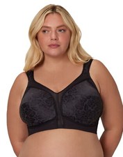 Playtex Womens 18 Hour Original Comfort Strap Bra 4693 Black 38DD