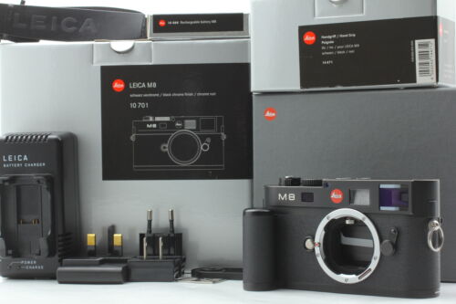 Verschlussanzahl 1378 [N neuwertig mit Kartongriff] Leica M8 schwarz Digitalkamera aus Japan - Bild 1 von 11