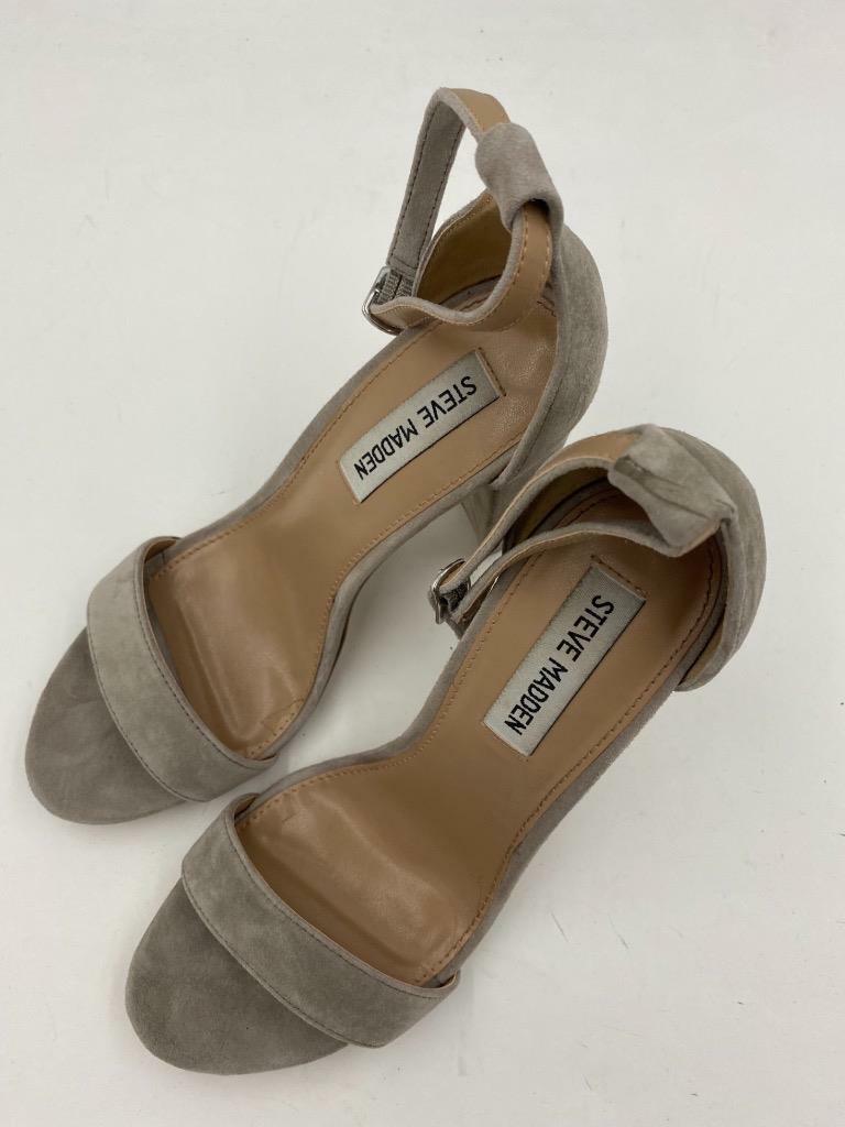 Steve Madden Women's Taupe Carrson Ankle Strap Sandals